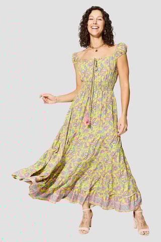 Vestido comprido - Amarelo