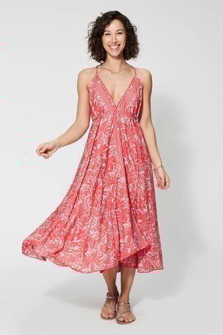 Vestido comprido - Rosa