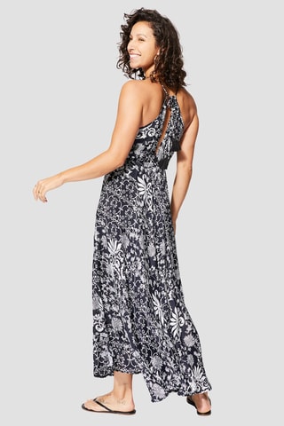 Robe longue - Noir et blanc
