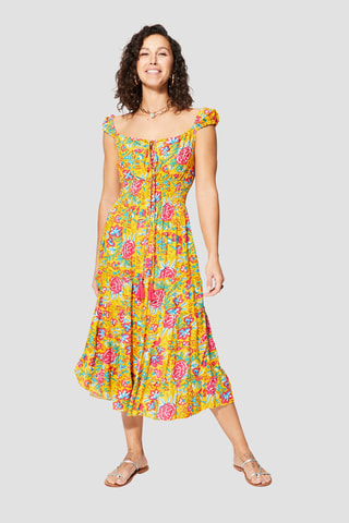 Vestido comprido - Amarelo