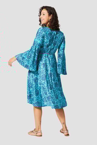 Vestido estilo patinadora - Azul