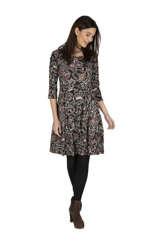 Vestido estilo patinadora - Preto
