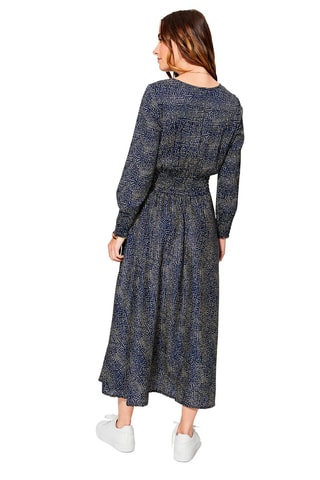 Vestido-camisa Azul-marinho