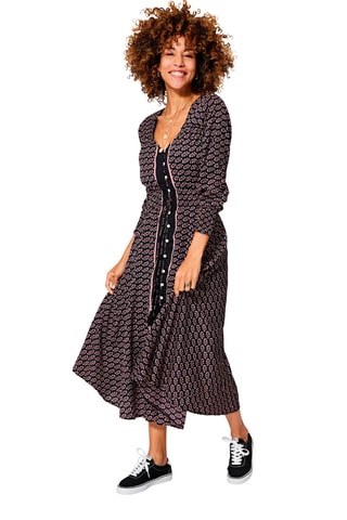 Vestido-camisa Preto