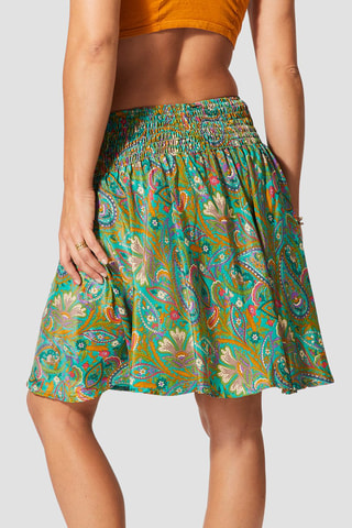 Saia estilo patinadora - 
Verde