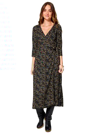 Robe portefeuille - Noir