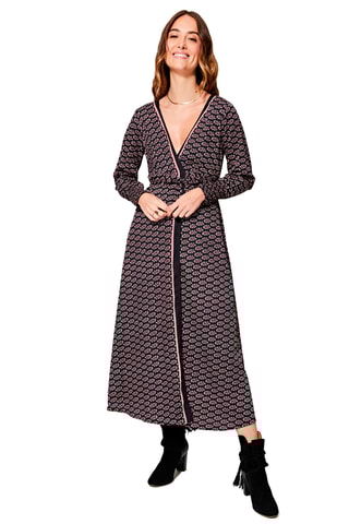 Vestido traçado - Preto