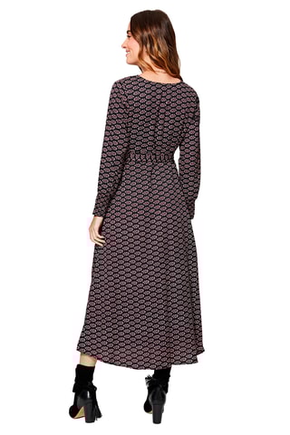 Vestido traçado - Preto