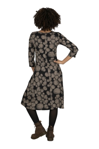 Vestido - Preto e castanho