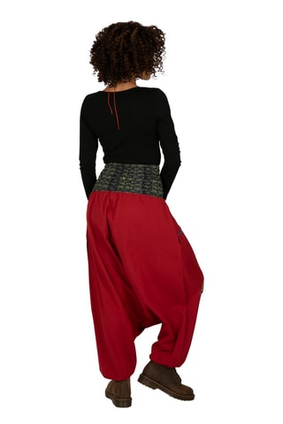 Calças saruel - Vermelho