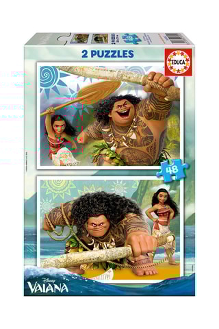 2 puzzles Vaiana Disney - 2 x 48 pièces - Dès 4 ans