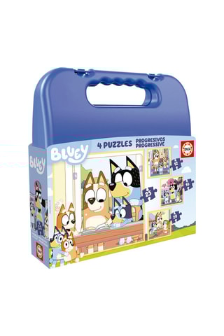 4 puzzles progressifs Bluey - 12/16/20/25 pièces - Dès 3 ans