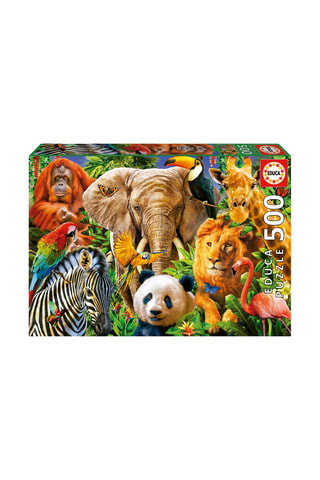 Puzzle animaux sauvages - 500 pièces - Dès 11 ans