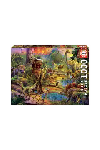 Puzzle terre de dinosaures - 1000 pièces - Dès 14 ans