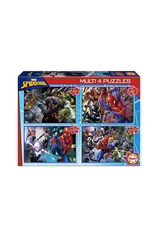 4 puzzles Ultimate Spiderman Marvel - 50/80/100/150 pièces - Dès 5 ans