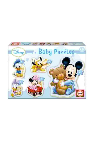 5 mini puzzles bébés Mickey Disney - 20 pièces - Dès 2 ans