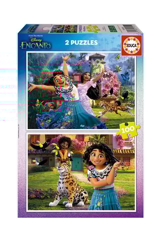 2 puzzles Encanto Disney - 2 x 100 pièces - Dès 6 ans