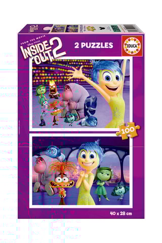2 puzzles Vice Versa 2 Pixar Disney - 100 pièces - Dès 6 ans