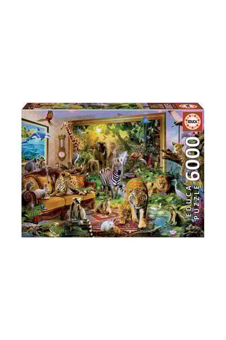 Puzzle animaux sortant du cadre - 8000 pièces - Dès 14 ans