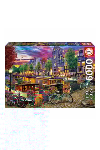 Puzzle Vélos à Amsterdam - 6000 pièces