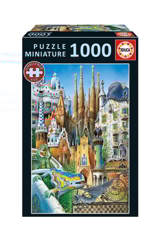 Puzzle Gaudí, Collage miniature - 1000 pièces