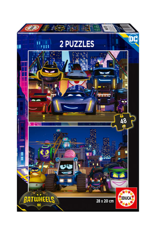 2 puzzles Batwheels - 2 x 48 pièces