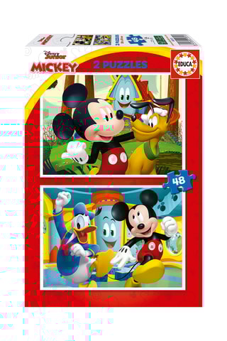 2 puzzles Mickey Mouse Fun House Disney - 2 x 48 pièces