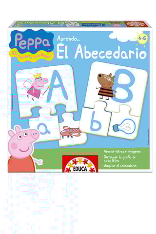 Puzzle j’apprends l’alphabet Peppa Pig Hasbro - Dès 4 ans