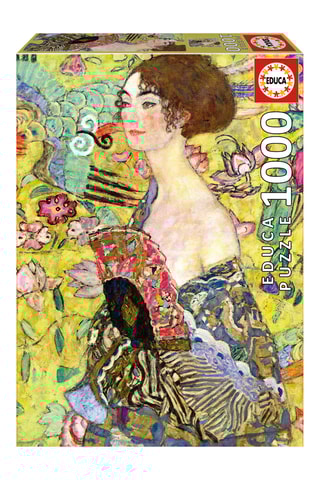 Puzzle La Dame à l’Eventail Gustav Klimt - 1000 pièces