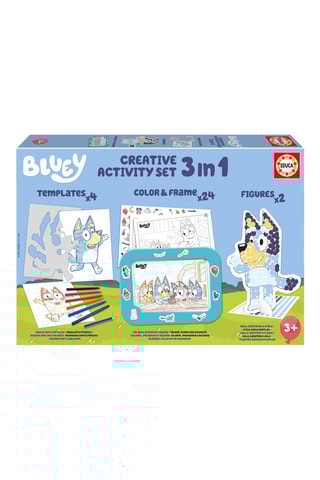 Kit d’activités créatives 3-en-1 Bluey - 30 pièces - Dès 3 ans