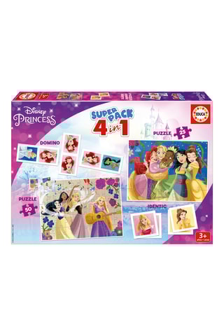 Super pack 4-en-1 Princesses Disney - Dès 3 ans