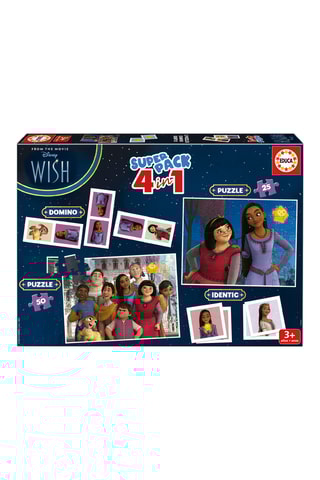 Super pack 4-en-1 Wish : Asha et la Bonne Etoile Disney - Dès 3 ans