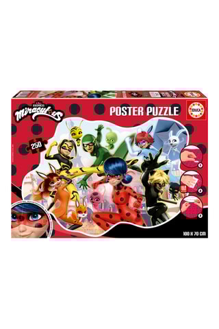 Poster puzzle Miraculous Les Aventures de Ladybug et Chat Noir - 250 pièces
