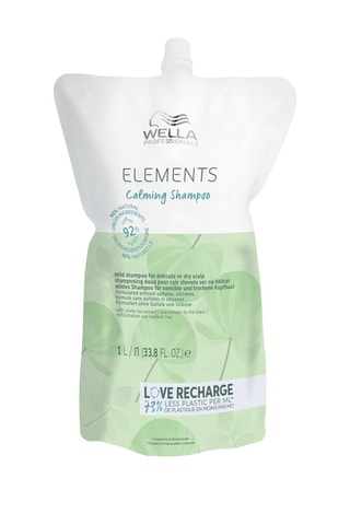 Recharge Shampoing apaisant Elements Wella sans sulfate - Tous types de cheveux - 1 l