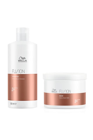 Shampoing réparation intense Fusion Intense Repair et Masque réparation intense Fusion Intense Repair - Cheveux abîmés - 2 x 500 ml