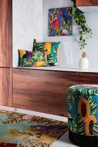 Vloerkleed Havana Blauw en Groen - 160 x 100 cm