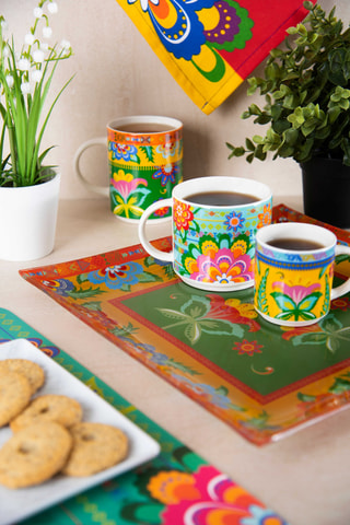 6 tasses à café en porcelaine Soul - 10 cl