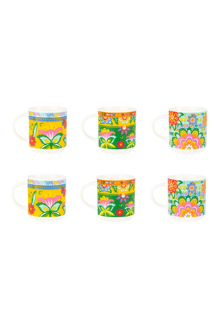 6 tasses à café en porcelaine Soul - 10 cl