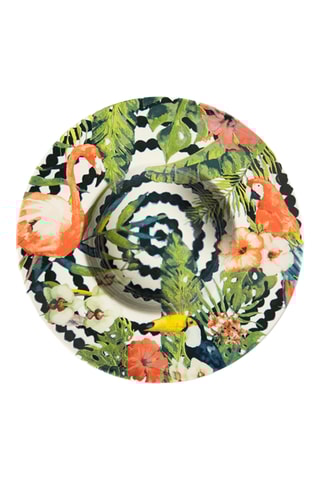 6 bols à pâtes en céramique Tropical - 28,5 cm