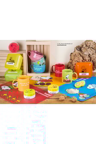 6 tasses en céramique Snoopy - 40 cl