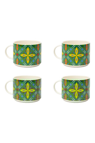 4 mugs en New Bone China Puebla - 50 cl