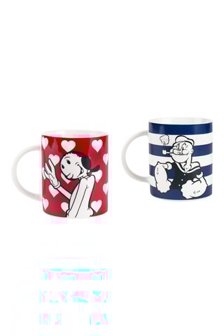 2 mugs en Bone China - 30 cl