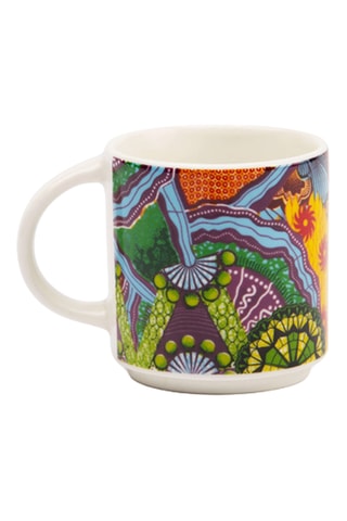 6 mugs en porcelaine Afrika - 10 cl