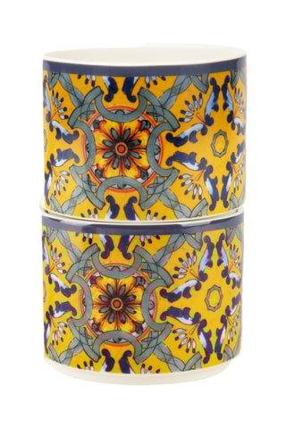 4 tasses en New Bone China Trinacria - 50 cl