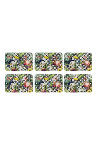 6 sets de table Tropical - 43,5 x 29 cm