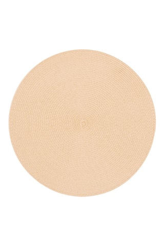6 sets de table Round - Crème