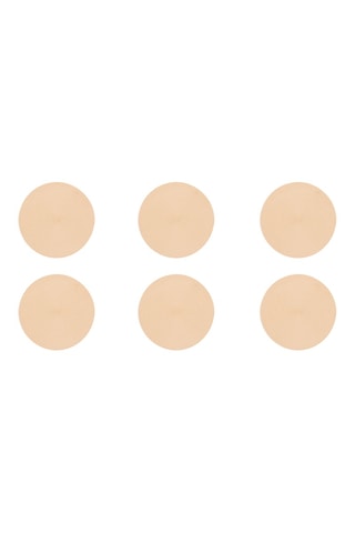6 sets de table Round - Crème