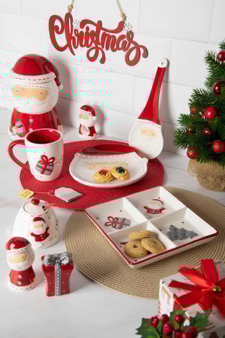 6 sets de table Round - Crème
