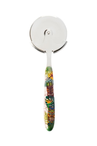 Roulette à pizza en acier inoxydable Tiki - 19 cm
