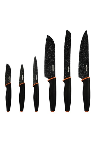 6 couteaux en acier inoxydable Chef